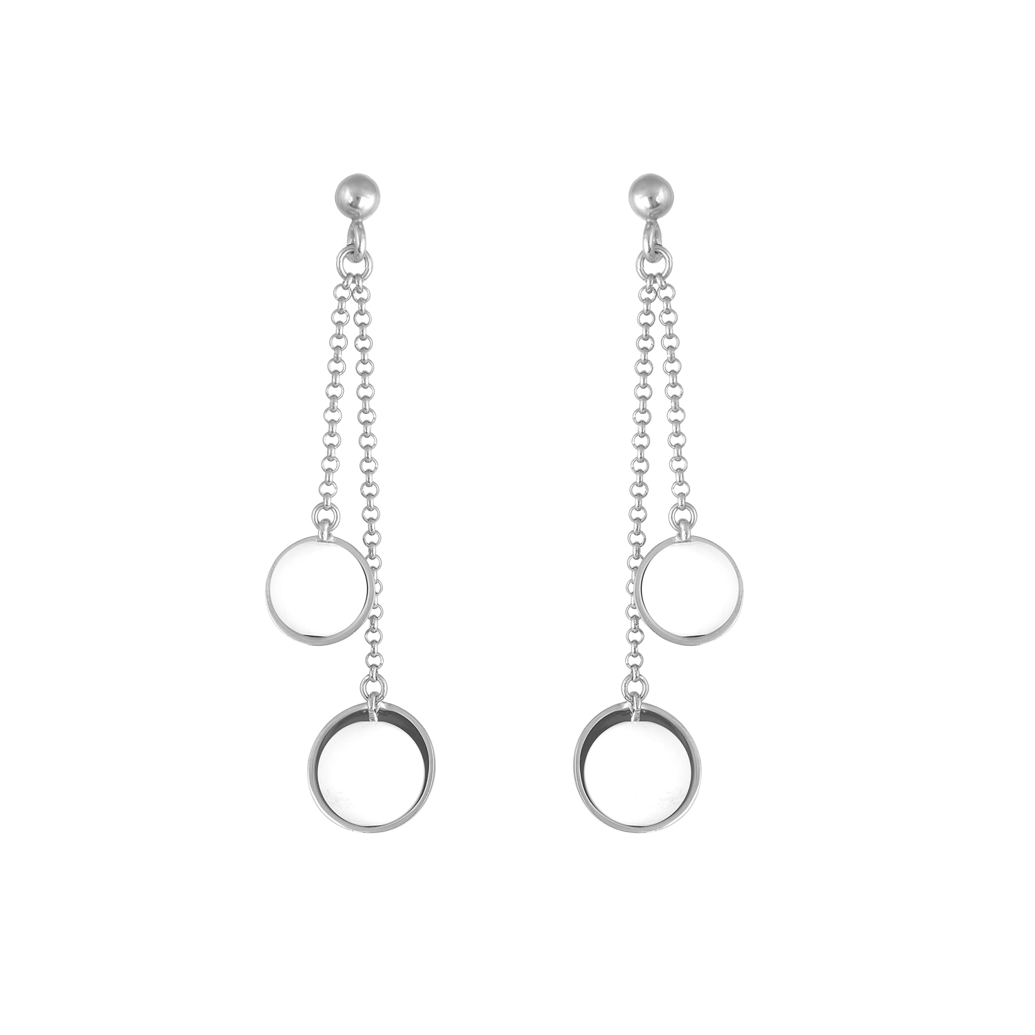 Eclipsis Silver Earrings – Official site Rich Passion